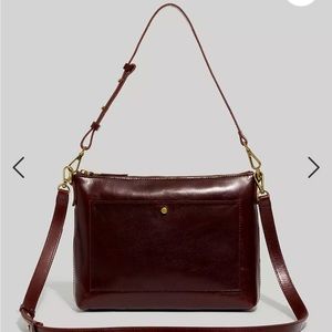 Madewell Transport Shoulder Crossbody Bag: Box Leather Edition, NWT